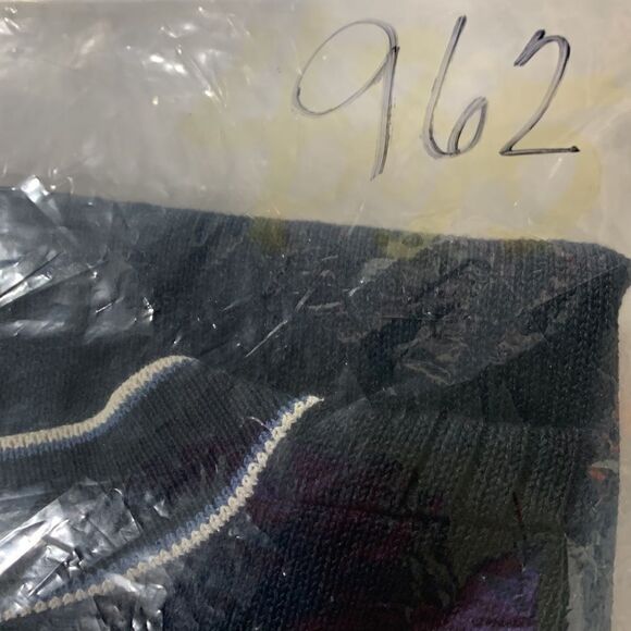 NIKE Tiger Woods Golf Sweater Short Sleeve VNeck Navy/White Men’s Size XL - Picture 8 of 9